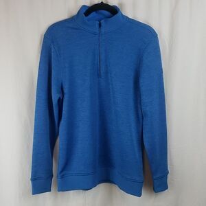 Under Armour Men's Small Quarter Zip Blue Sweater